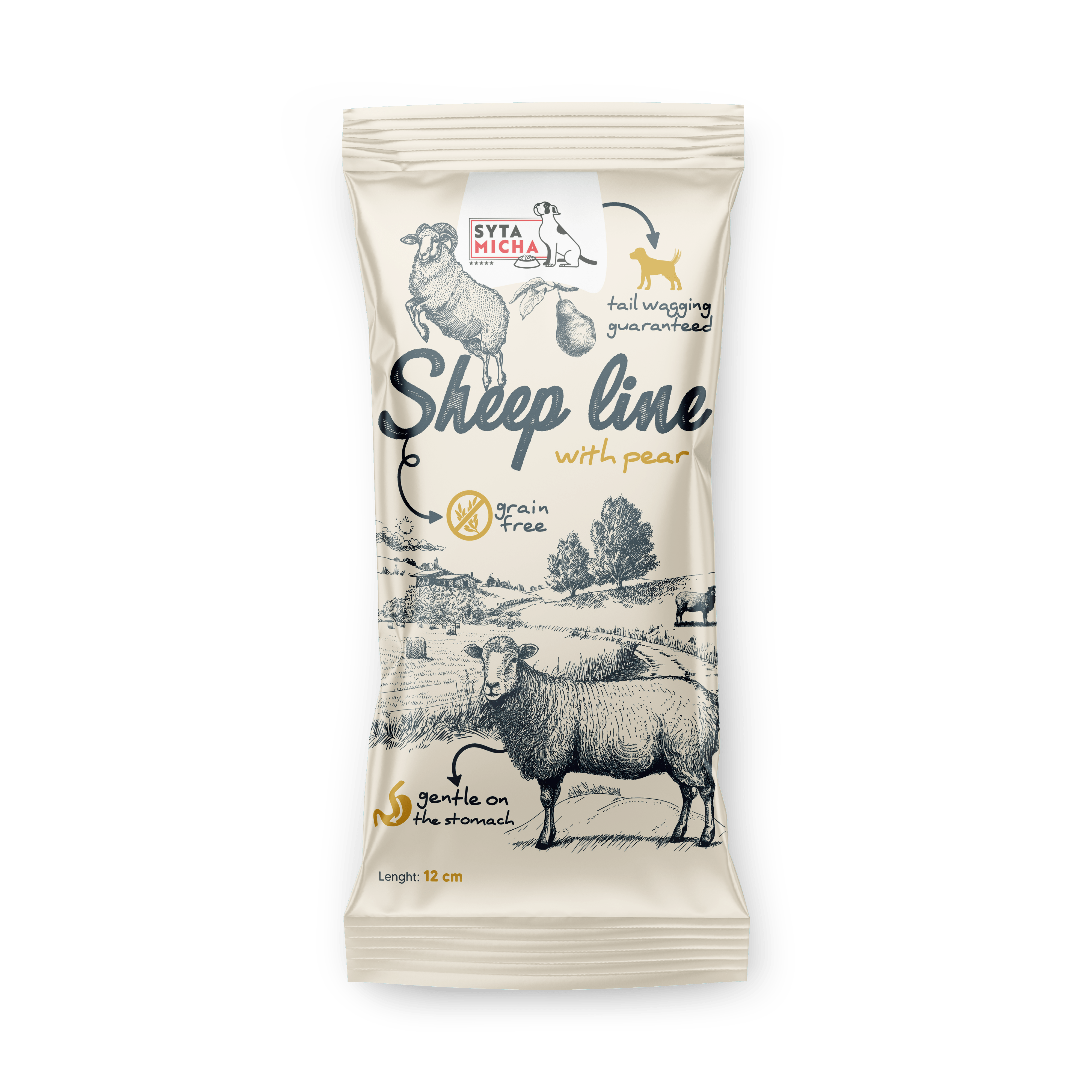 Syta Micha Juhvonal Juh rágcsál csontot körtével 12cm